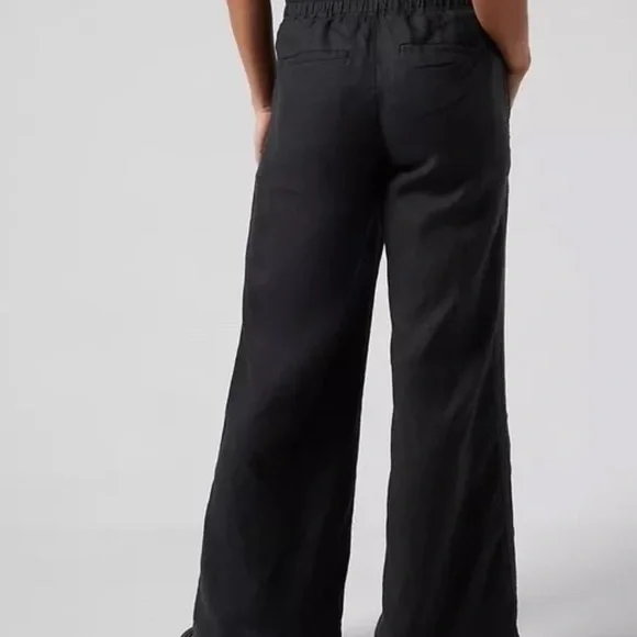 ATHLETA “Cabo” Wide-Leg Linen Pants - Picture 2 of 9